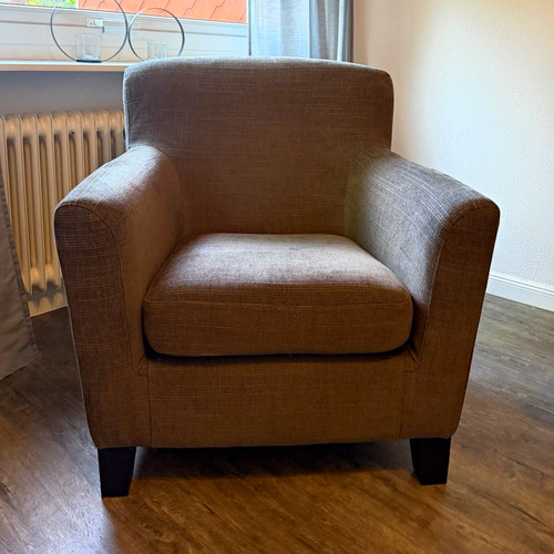 Sessel grau mit - 2x, &
