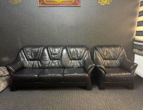 Leder sofa set tlg - leder,