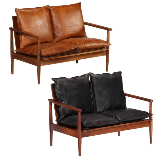 Sitzer sofa echt leder - 2-sitzer-sofa,
